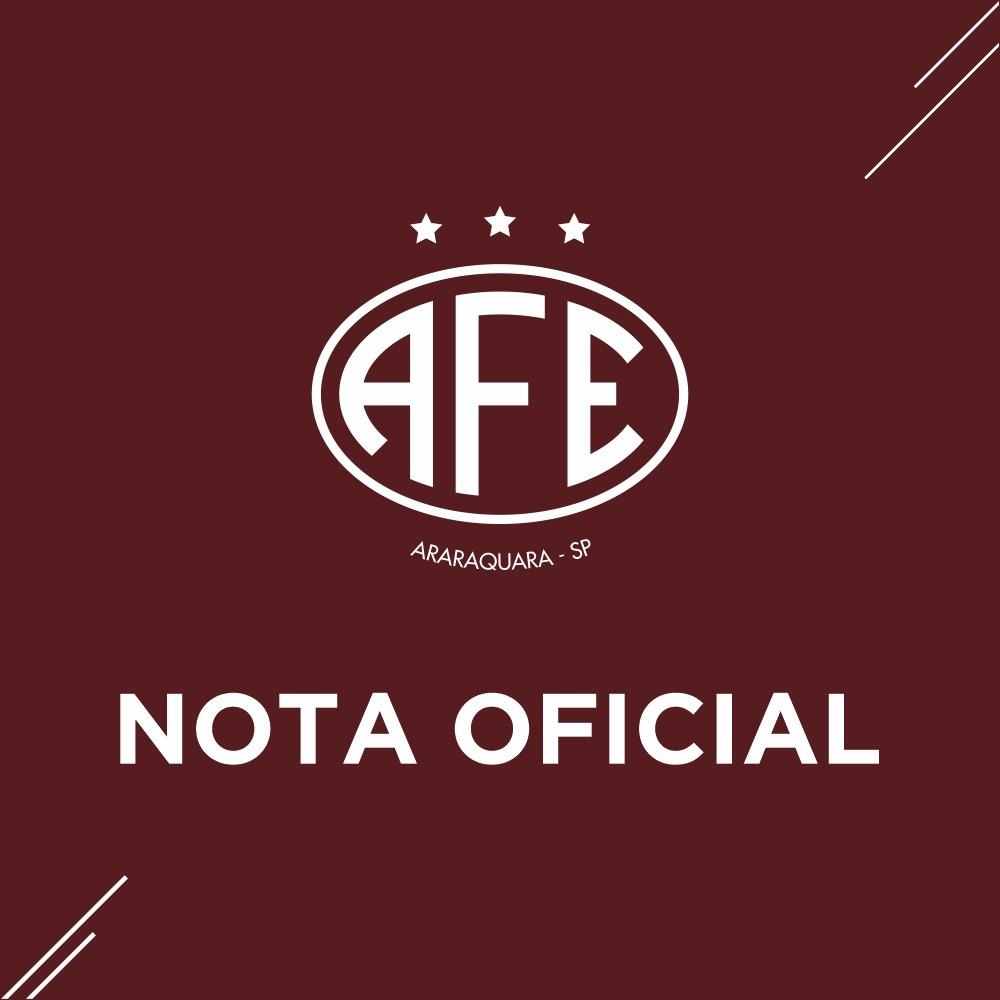 NOTA OFICIAL: BOTAFOGO X FERROVIÁRIA - PAULISTA SUB 15 2022!