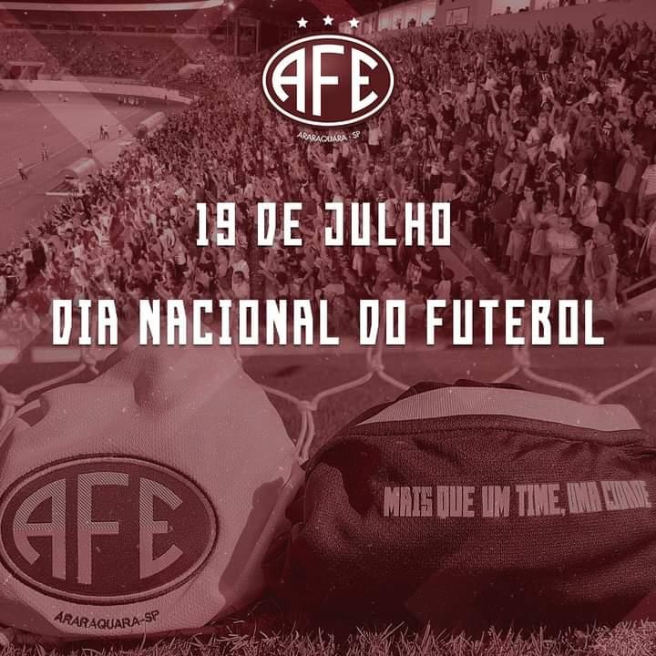 19/07 : Dia Nacional do Futebol!