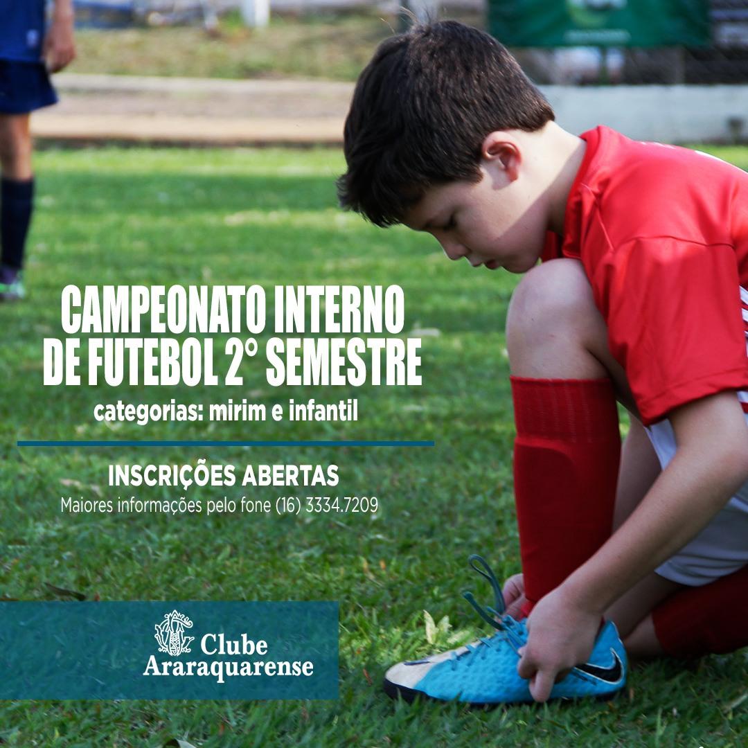 Campeonatos Internos de Futebol 2° semestre do Clube Araraquarense!