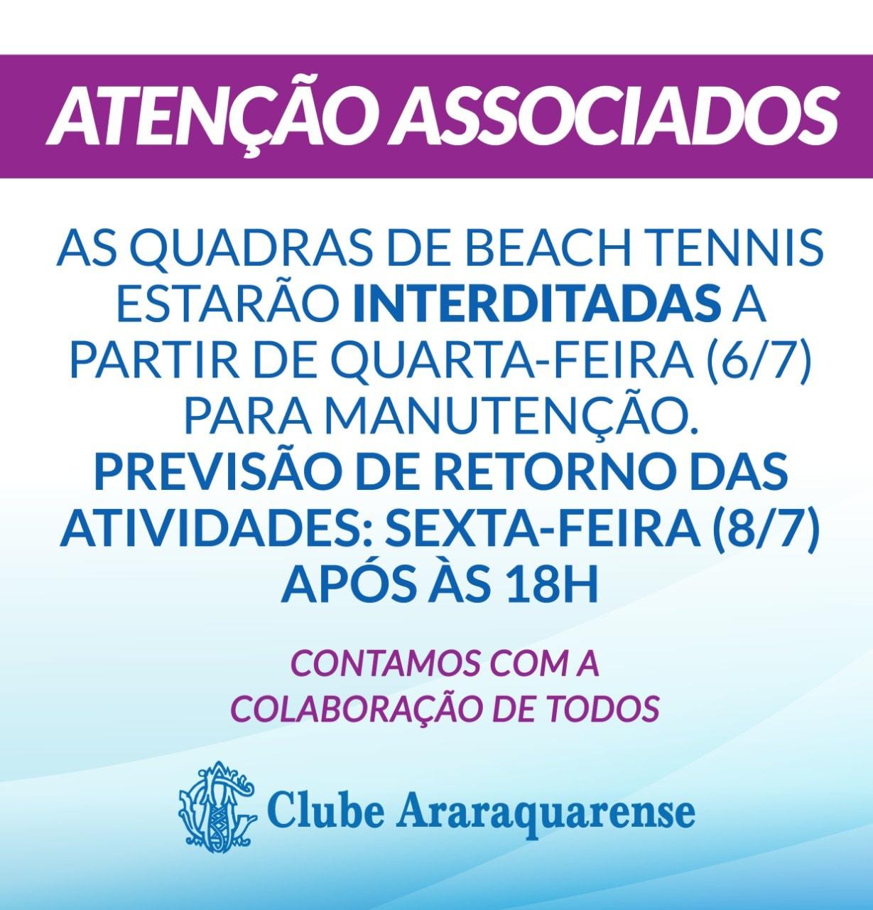 Comunicado Clube Araraquarense: