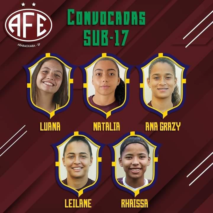 Guerreirinhas Grenas na Seleção Brasileira Sub 17!