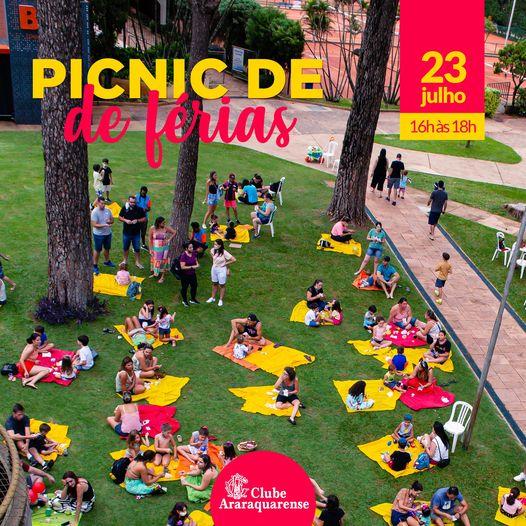 Neste sábado, venha aproveitar a tarde com o piquenique do Clube Araraquarense!