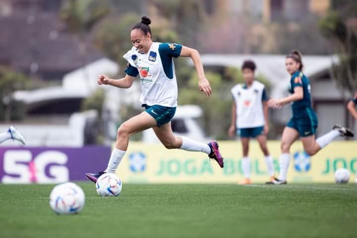 Yanne e Aline Gomes continuam em treinamento com a seleção brasileira!