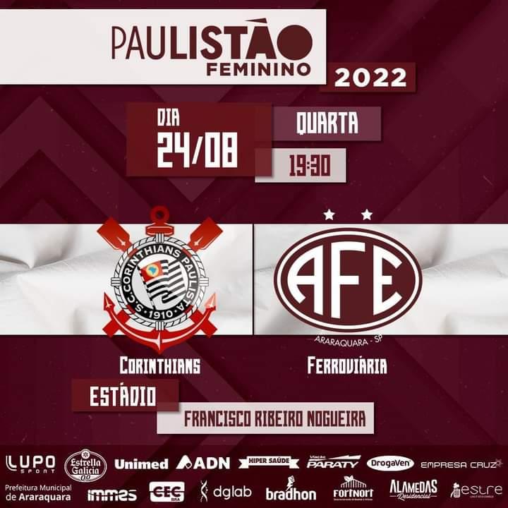 Corinthians x Ferroviaria - Paulista Feminino 2022!