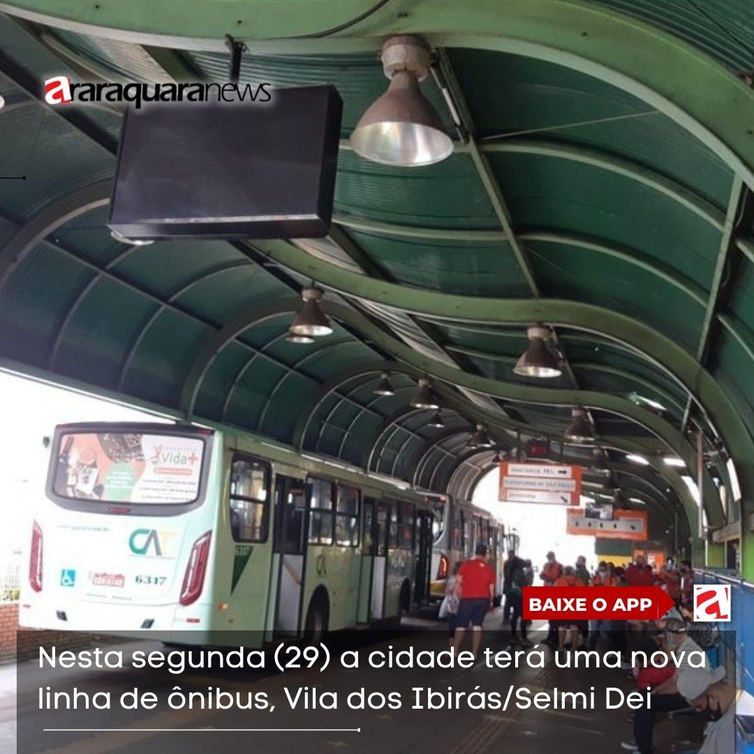 Nesta segunda (29) a cidade terá uma nova linha de ônibus, Vila dos Ibirás/Selmi Dei