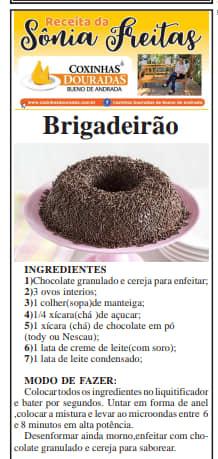 Receita Sônia Freitas - 31/07/2022 - Domingo!