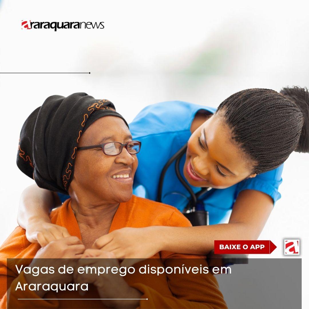 Vagas de emprego disponíveis em Araraquara