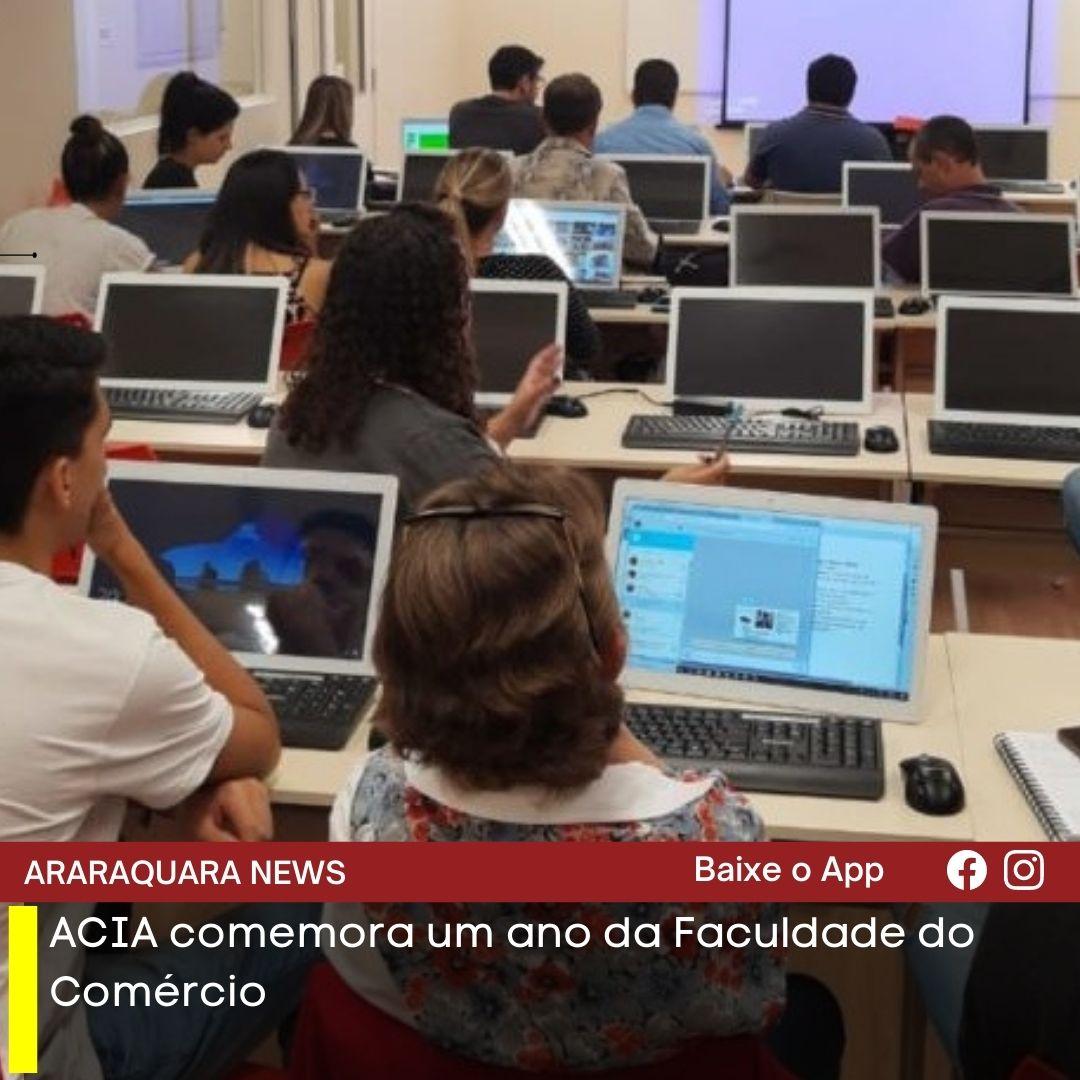 ACIA comemora um ano da Faculdade do Comércio