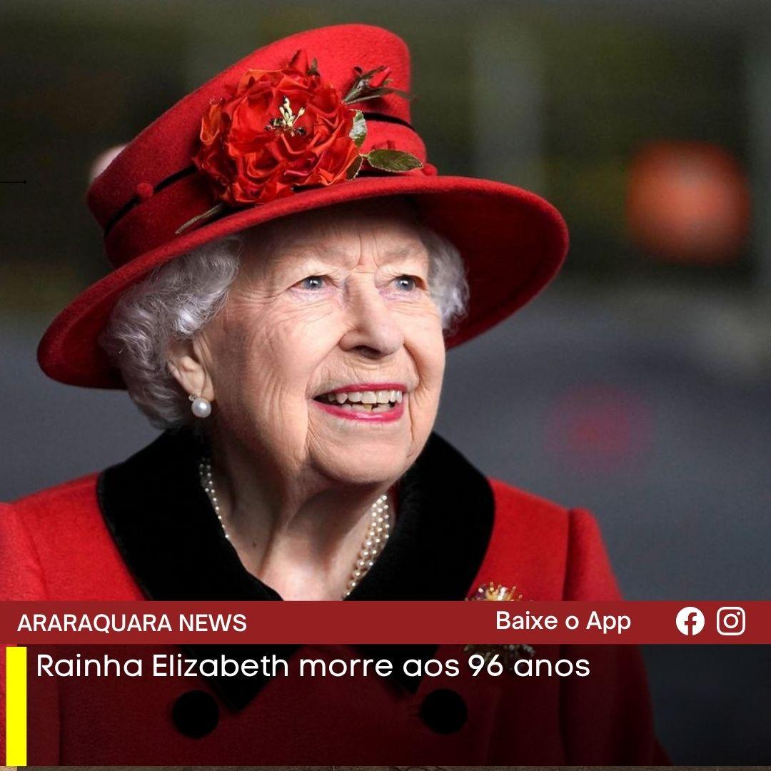 CONFIRMADO: Rainha Elizabeth morre aos 96 anos