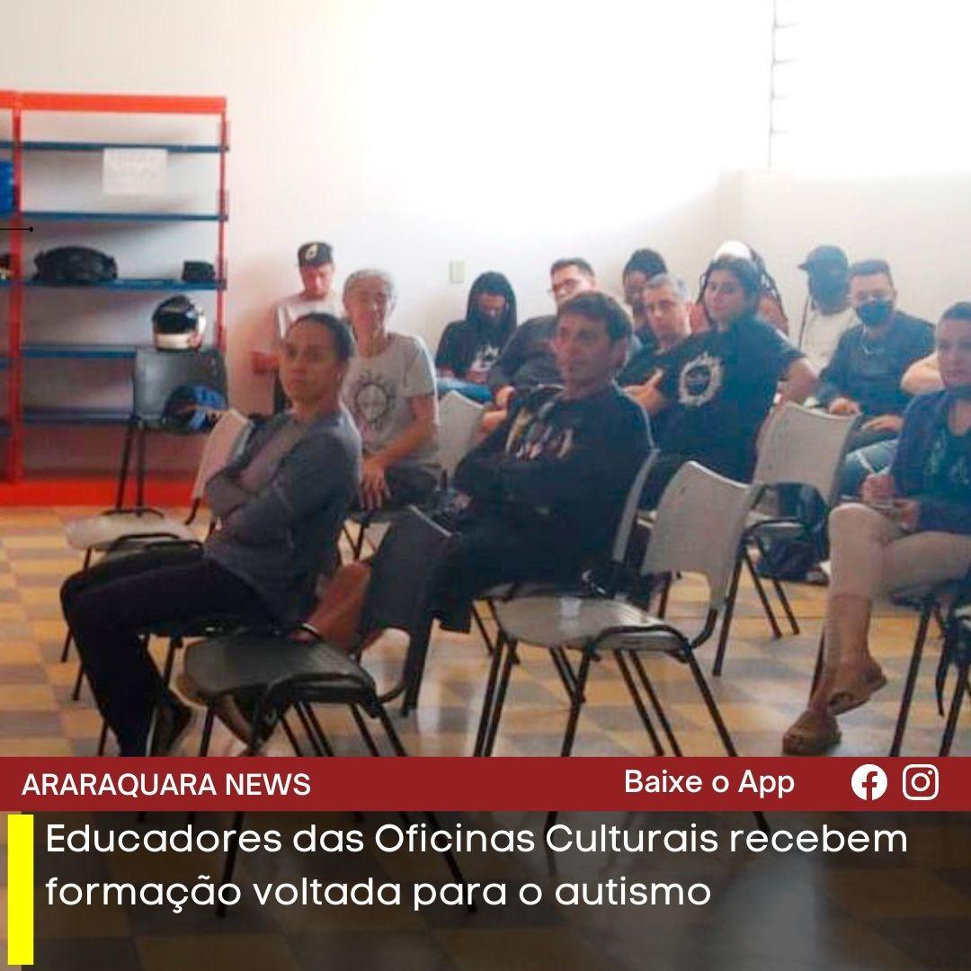 Educadores das Oficinas Culturais recebem formação voltada para o autismo