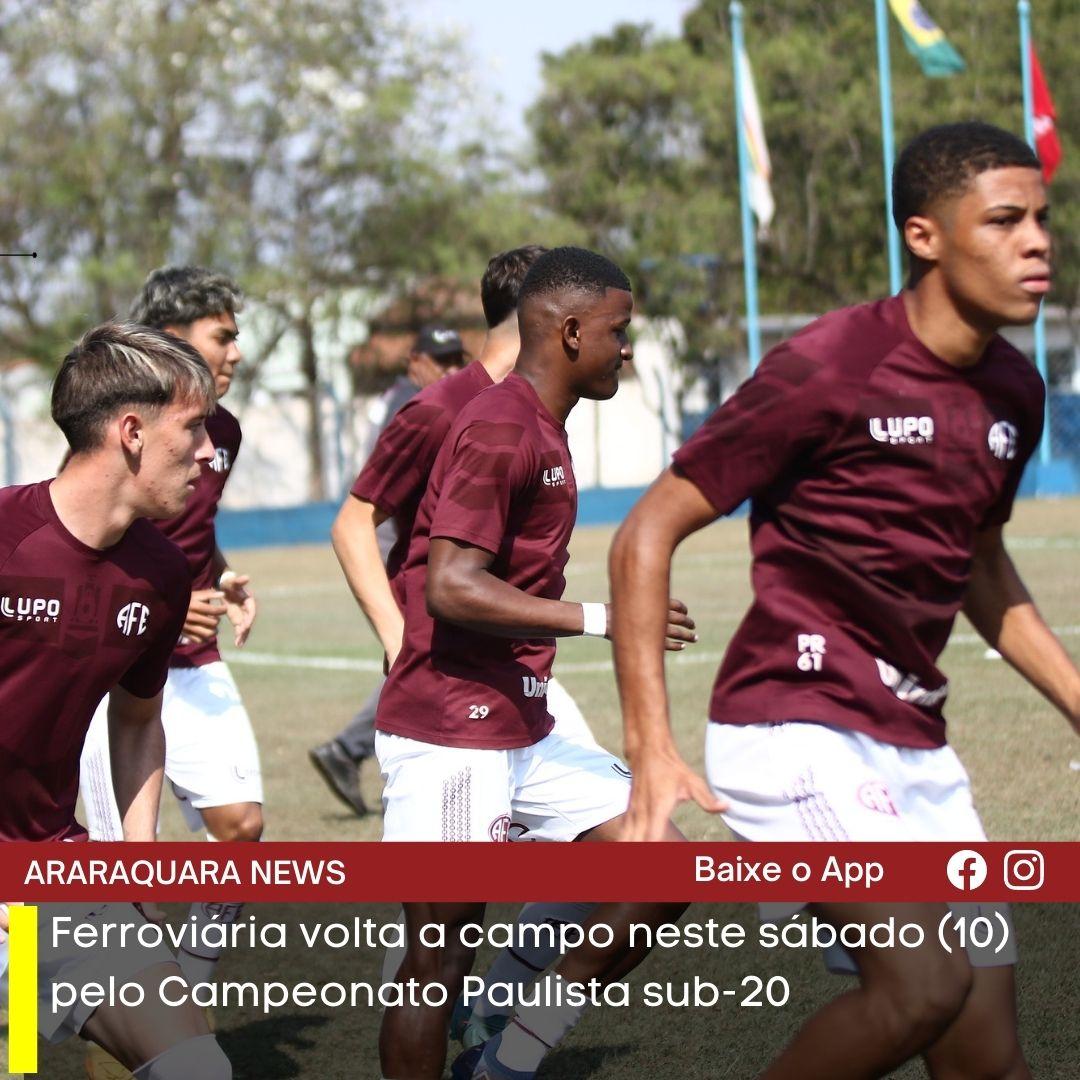 Ferroviária volta a campo neste sábado (10) pelo Campeonato Paulista sub-20 2022!