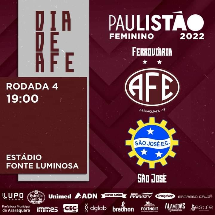Ferroviaria X São José - Paulista Feminino 2022!