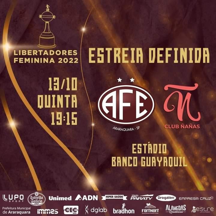 Guerreiras Grenás conhecem seu adversário na Libertadores 2022!
