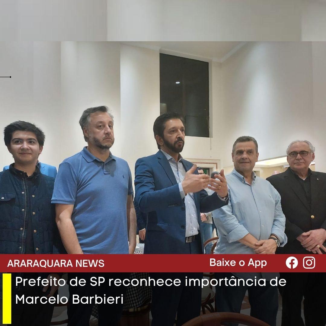 Prefeito de SP reconhece importância de Marcelo Barbieri