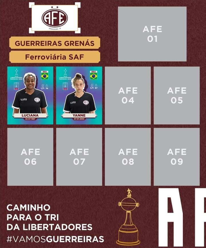 Primeiras convocadas das Guerreiras Grenas para a Libertadores Feminina 2022!