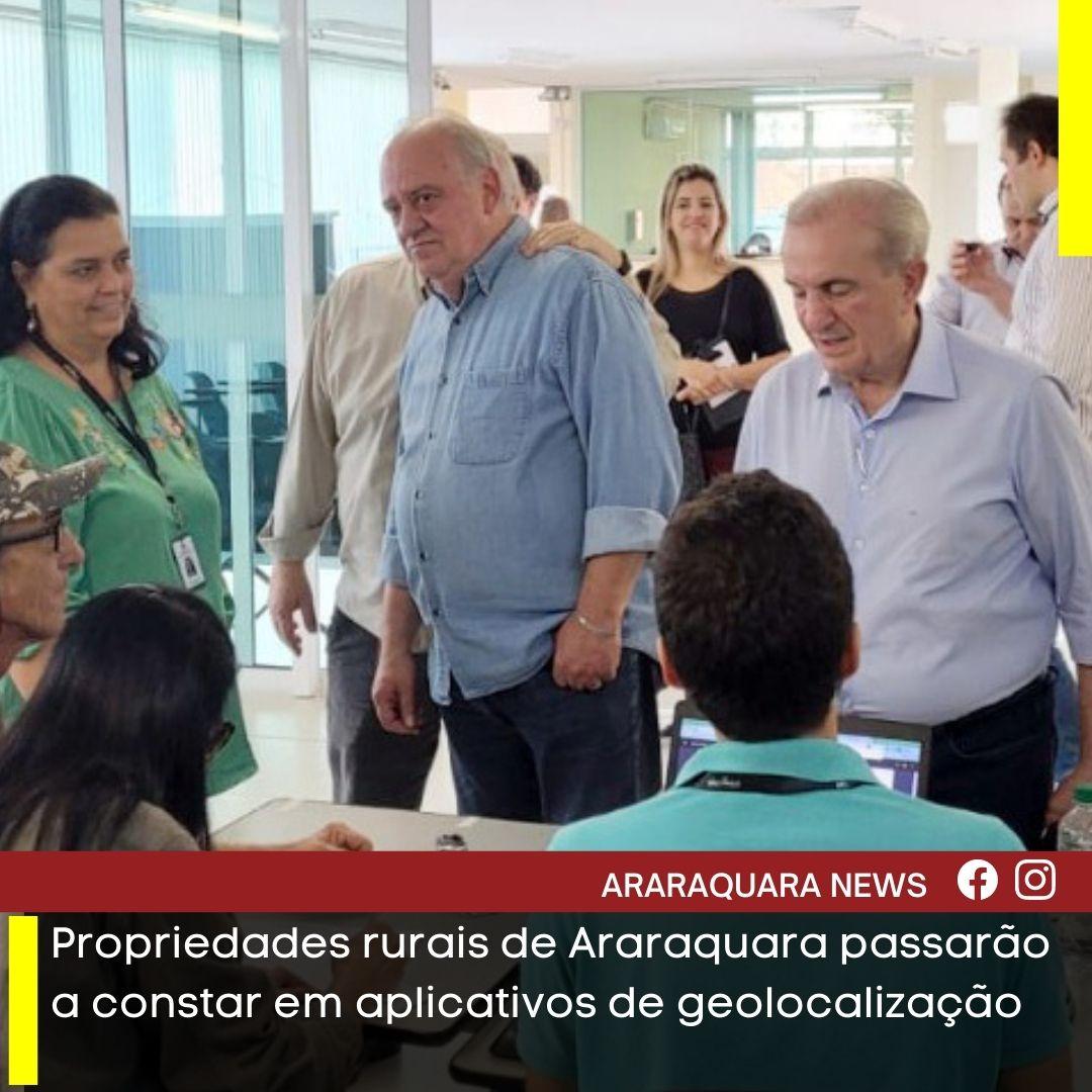Propriedades rurais de Araraquara passarão a constar em aplicativos de geolocalização