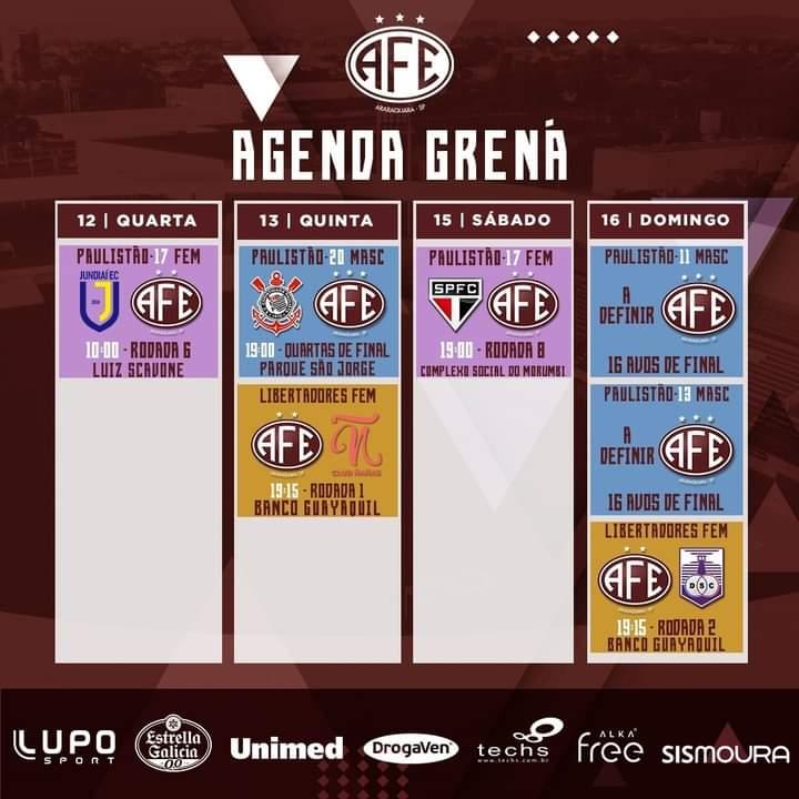 Confira os próximos jogos com a Ferroviária!