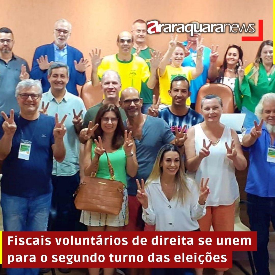 Fiscais voluntários de direita se unem para o segundo turno das eleições