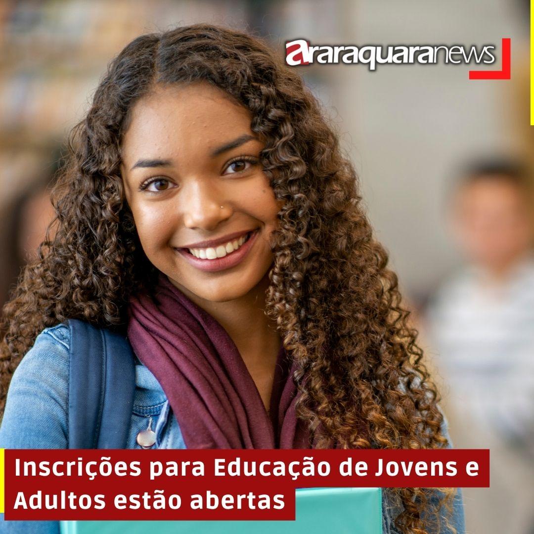 Inscrições para Educação de Jovens e Adultos estão abertas