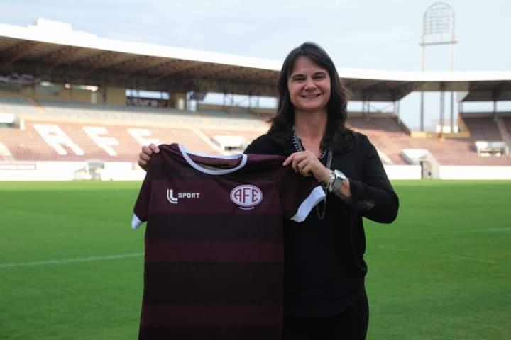 Kelly Franzoni e a nova Diretora Administrativa da Ferroviária!