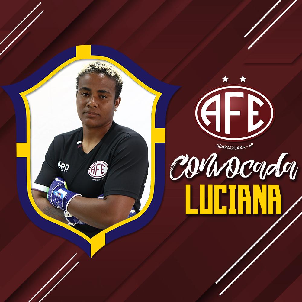 A goleira Luciana está mais uma vez convocada para a Seleção Brasileira!