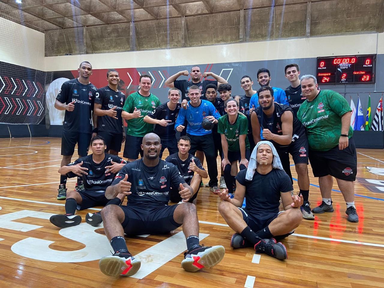 Araraquara/Handebol/Sesi vence Guarulhos pelo Paulista 2022!