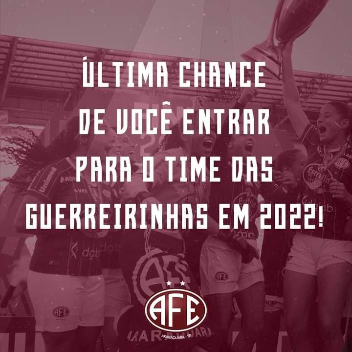 Categoria de formação feminina da Ferroviária abre inscrições para avaliação em Novembro! 