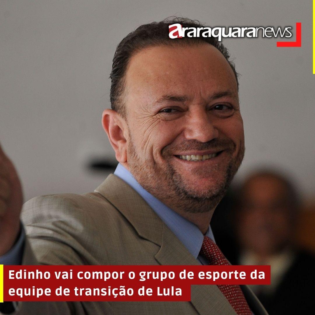 Edinho vai compor o grupo de esporte da equipe de transição de Lula