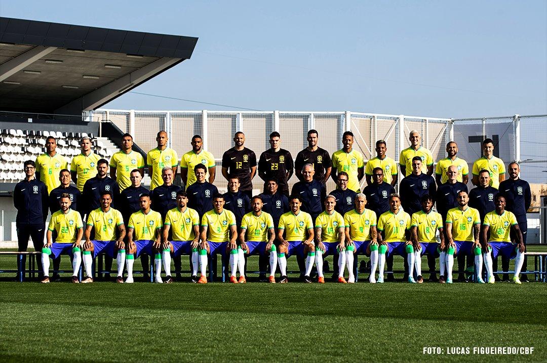 Seleção brasileira encerra 5º dia de concentração antes de embarcar para o Catar