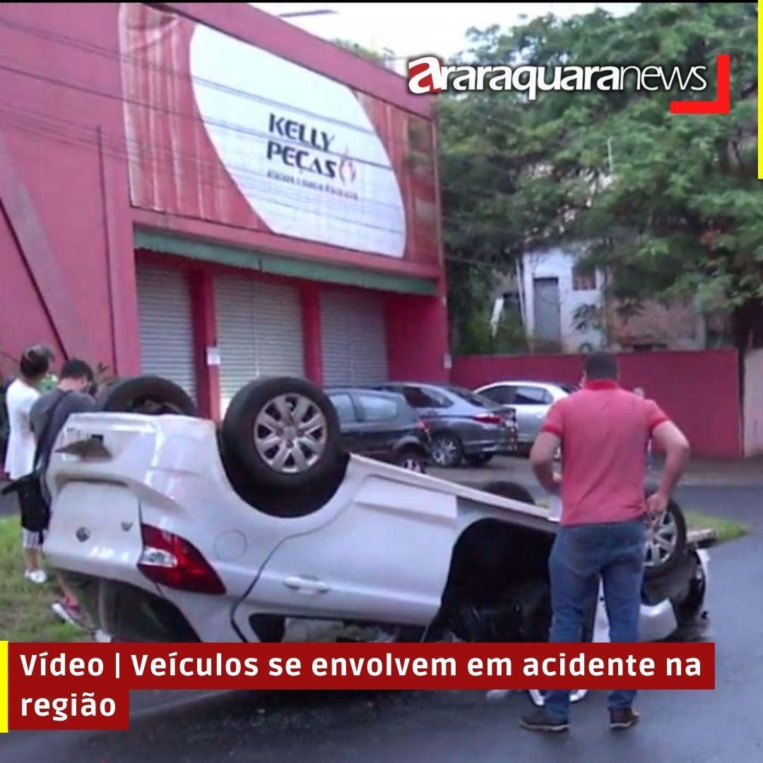 Veículos se envolvem em acidente na região