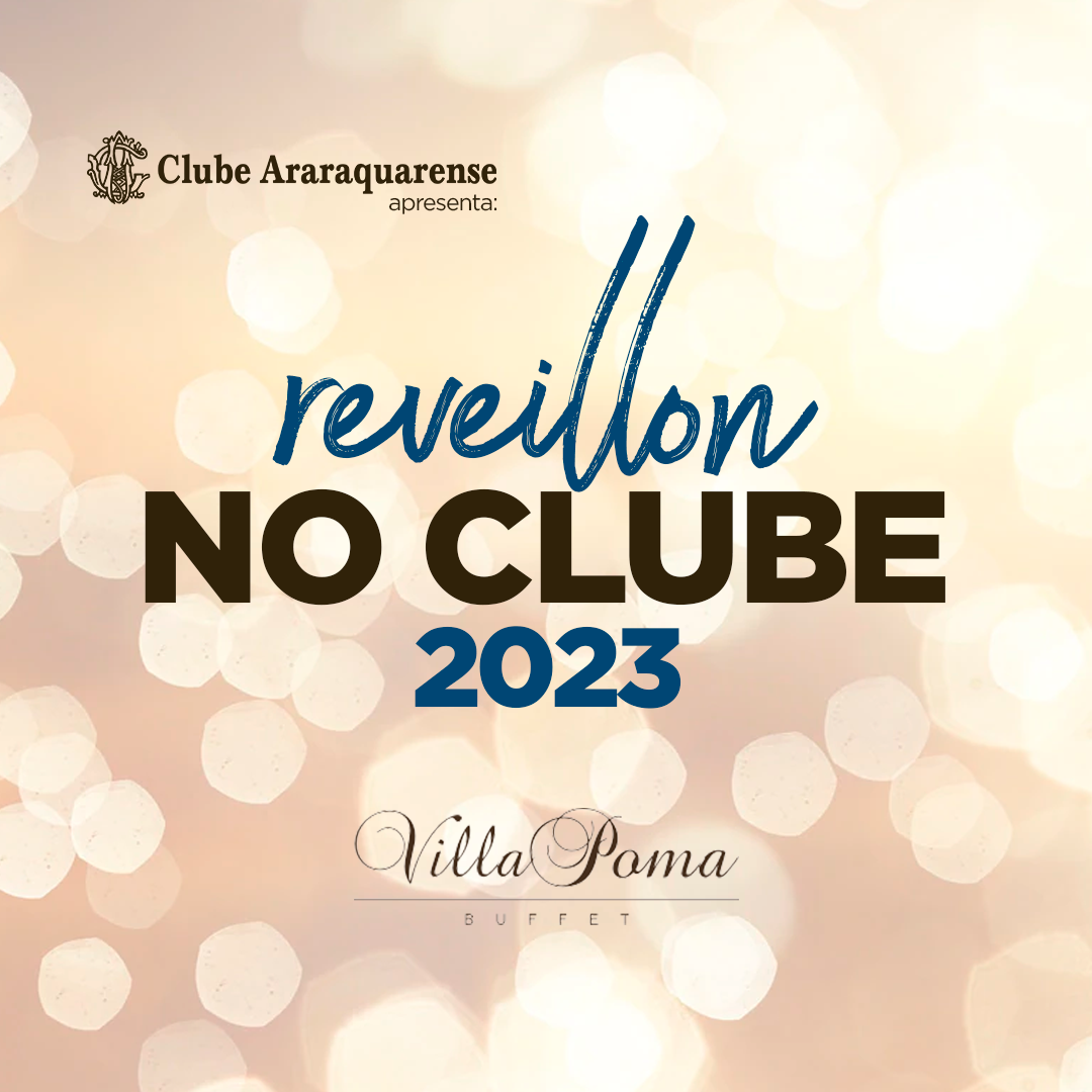 Começou a contagem regressiva para o nosso Reveillon no Clube Araraquarense!