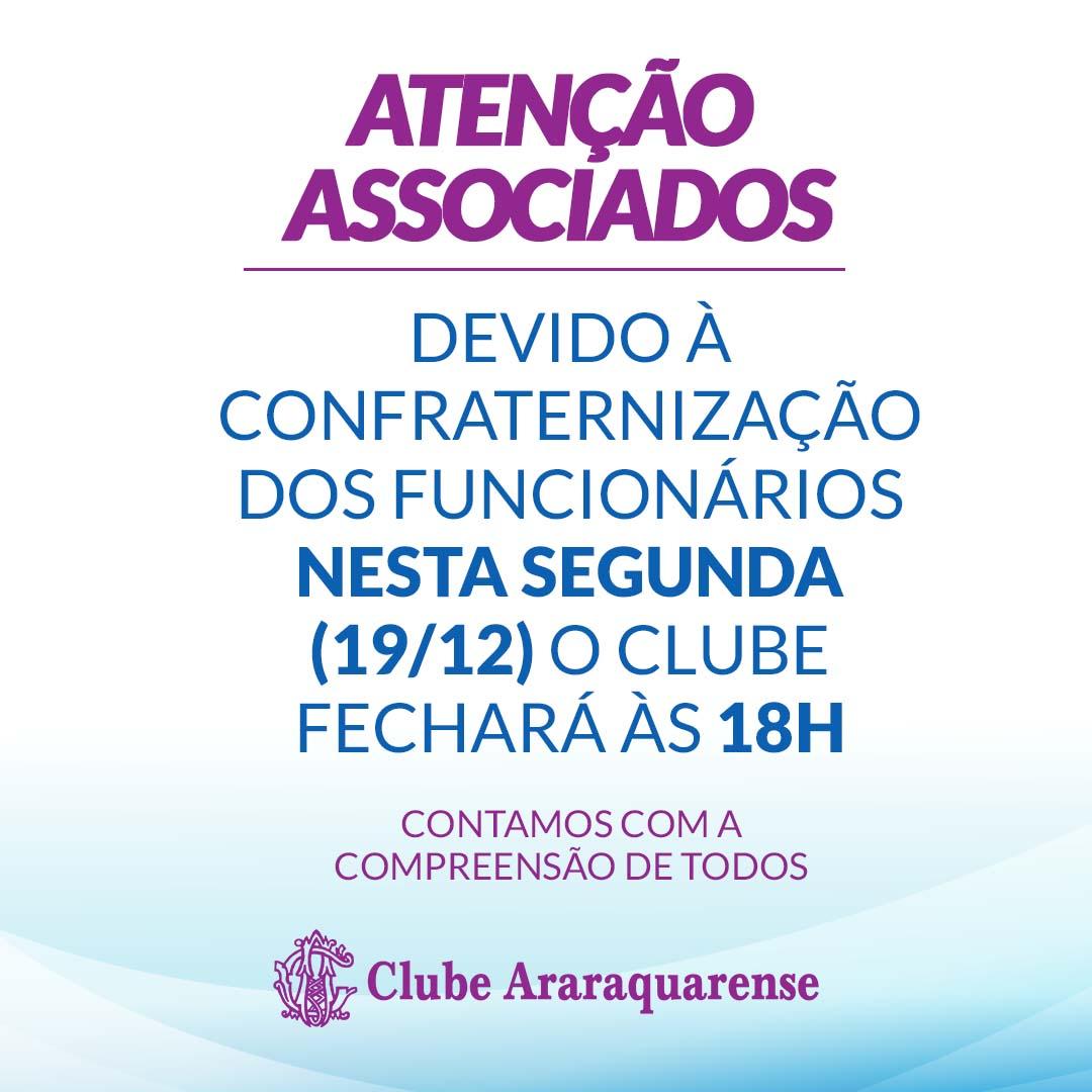 Comunicado Clube Araraquarense!