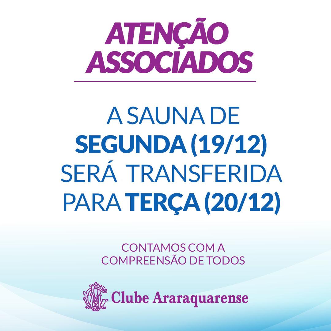 Comunicado do Clube Araraquarense!