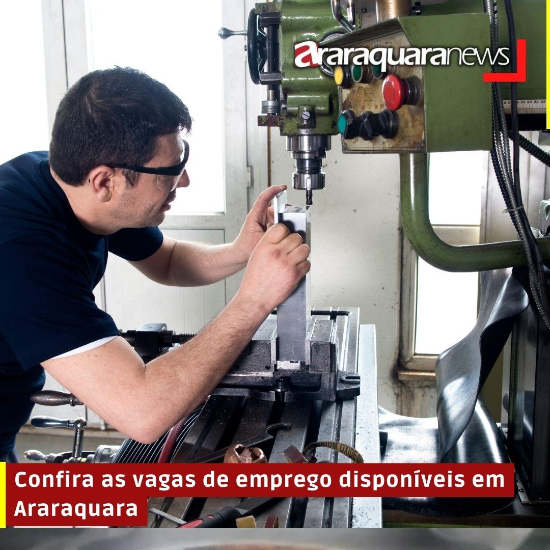 Confira as vagas de emprego disponíveis em Araraquara
