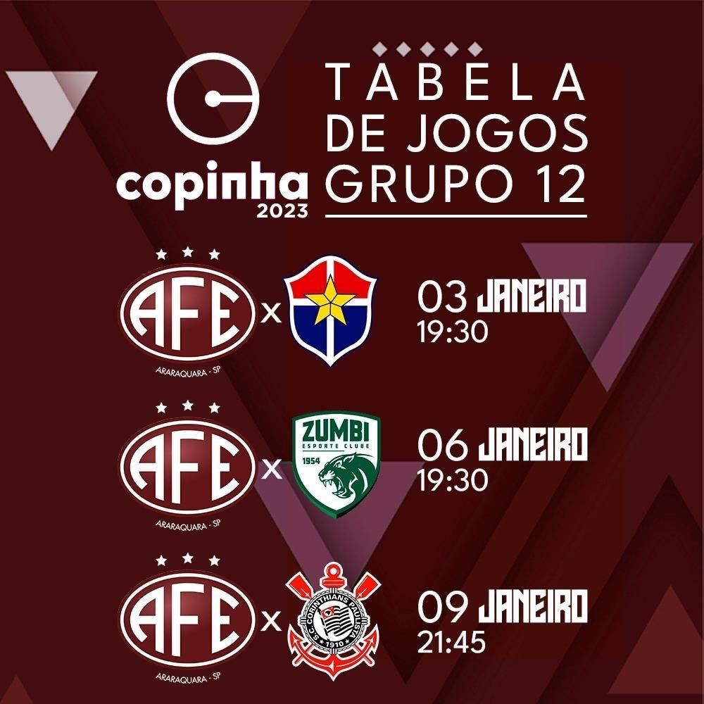 Ferroviária estréia dia 03/01 contra o Fast-AM pela Copa São Paulo de Futebol Juniors!