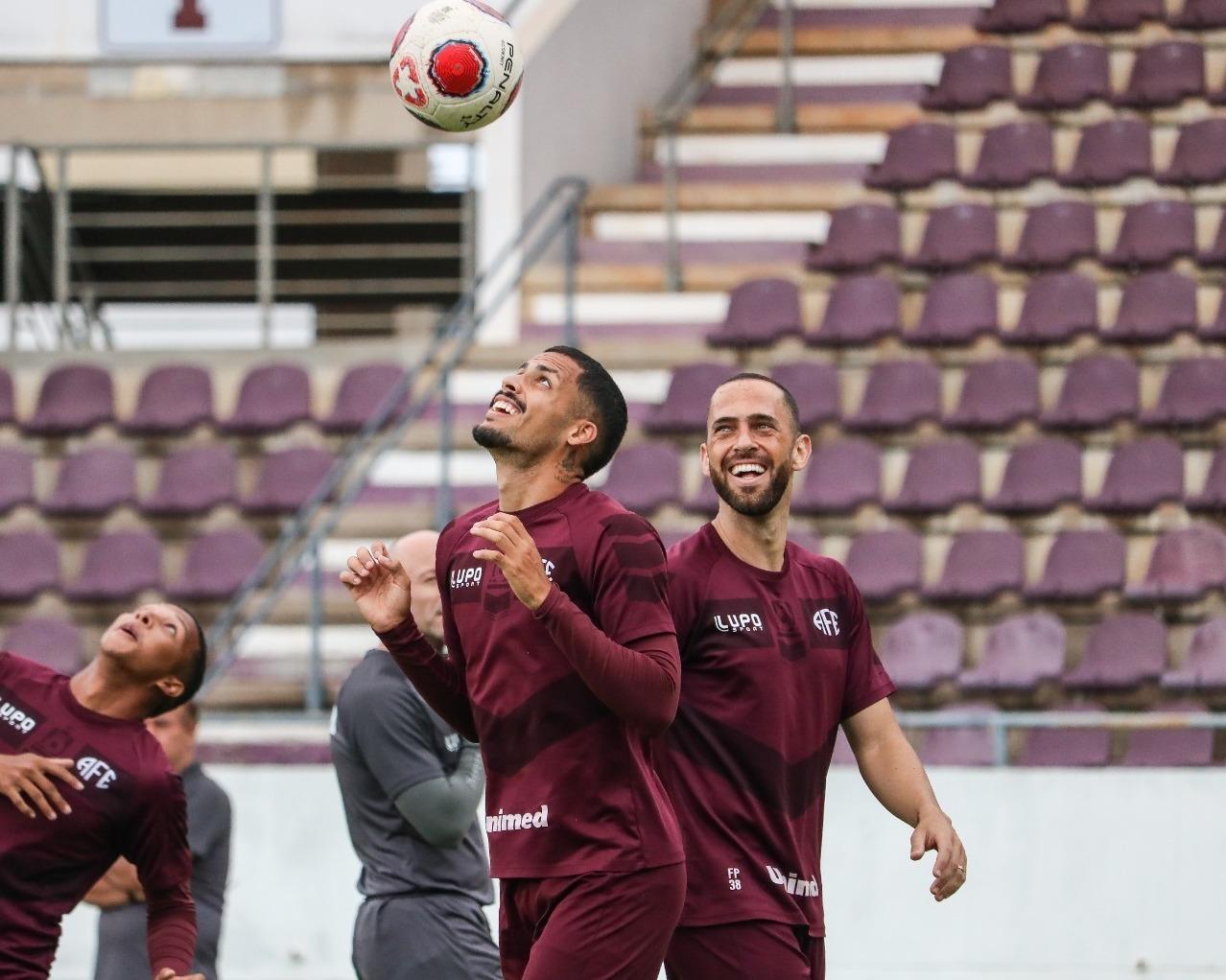 Finalizando mais uma semana de treino da Ferroviária!