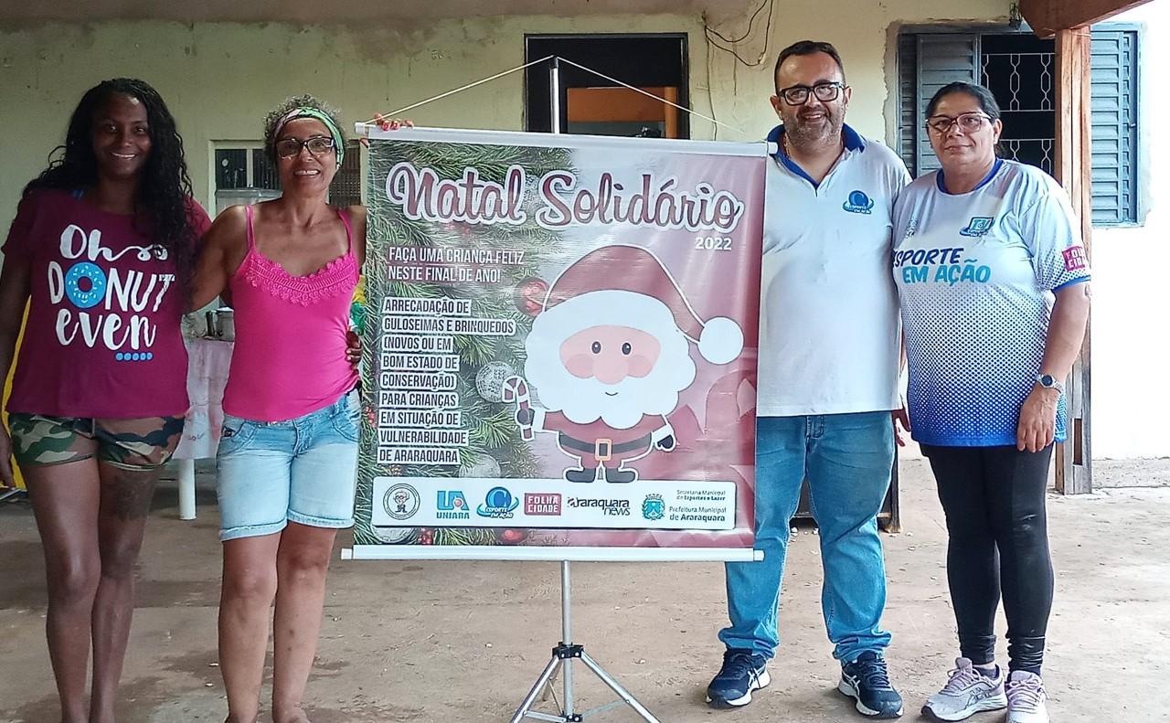 Natal Solidário 2022 do Museu de Reminiscências Esportivas entrega doações em Araraquara!