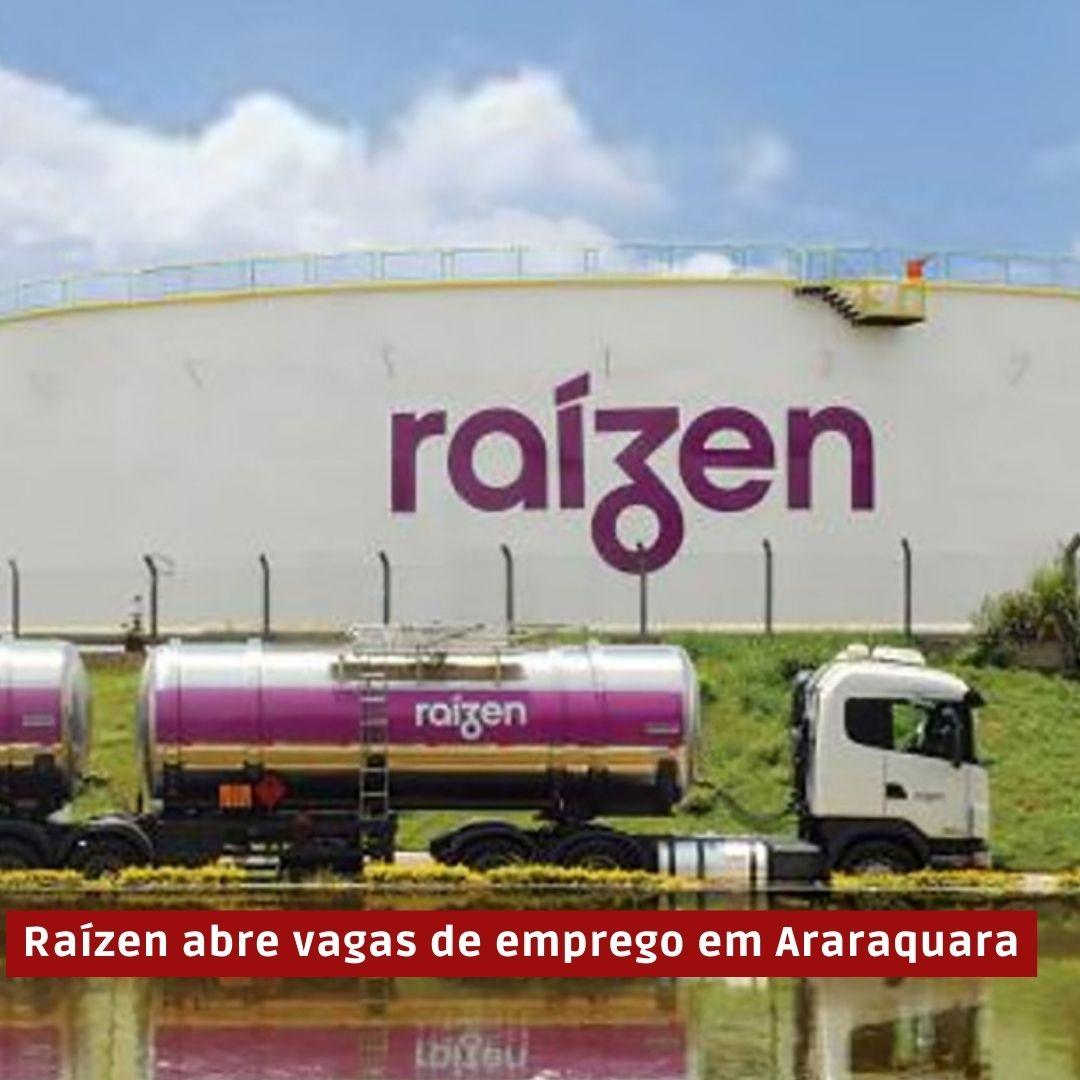 Raízen abre vagas de emprego em Araraquara