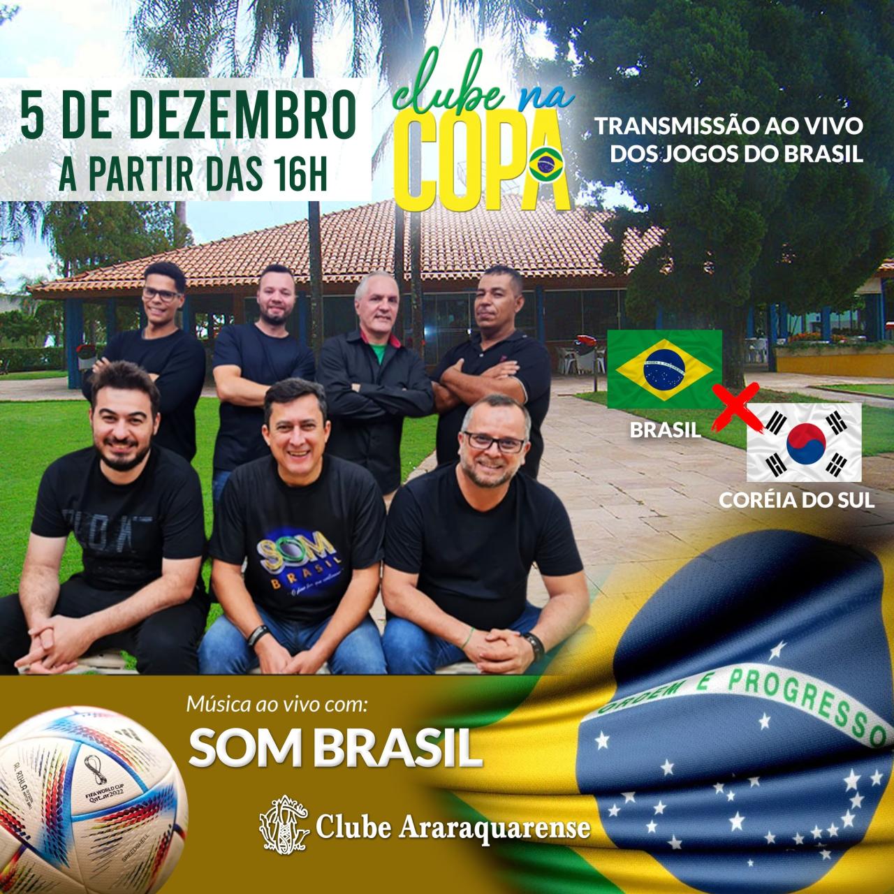 Segunda-feira 05/12 é Dia de Clube na Copa 2022!