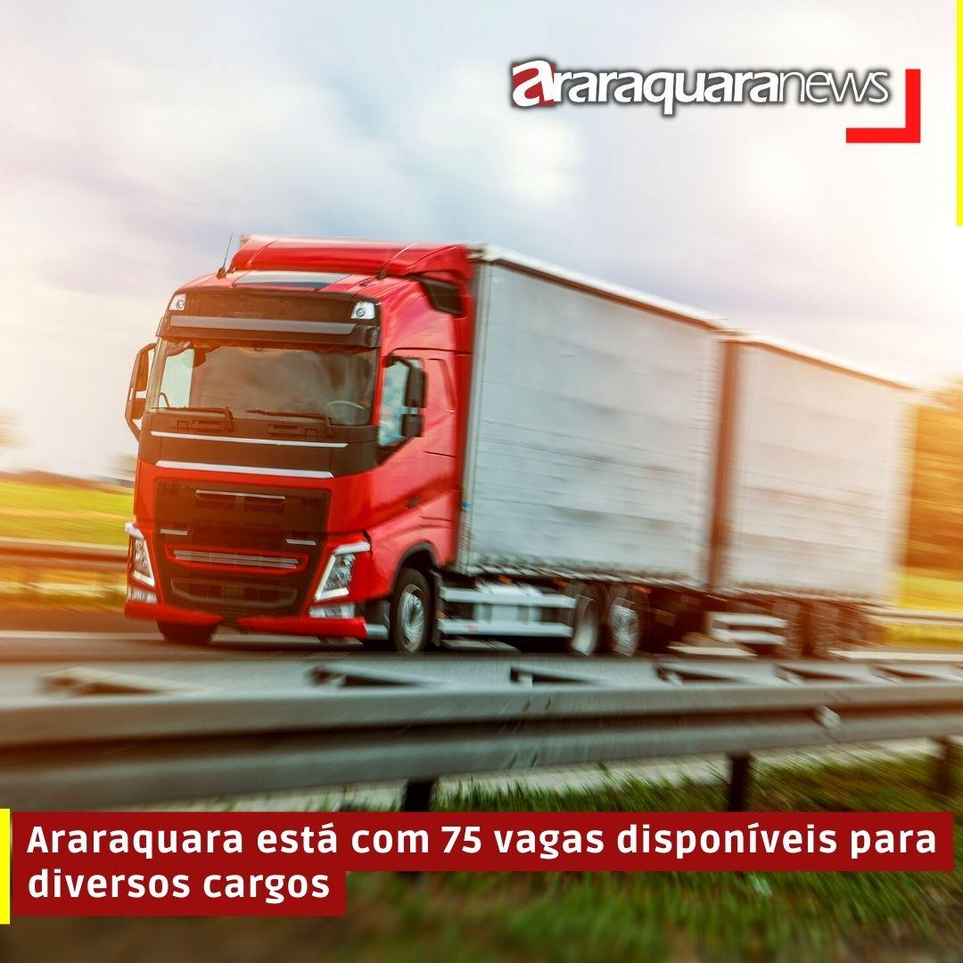 Araraquara está com mais de 75 vagas disponíveis para diversos cargos