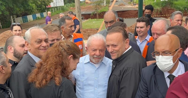 Câmara acompanha Lula em vistoria na cidade