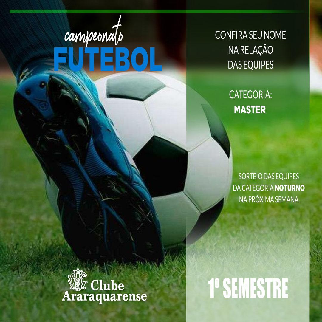 Campeonato de futebol - 1º semestre do Clube Araraquarense