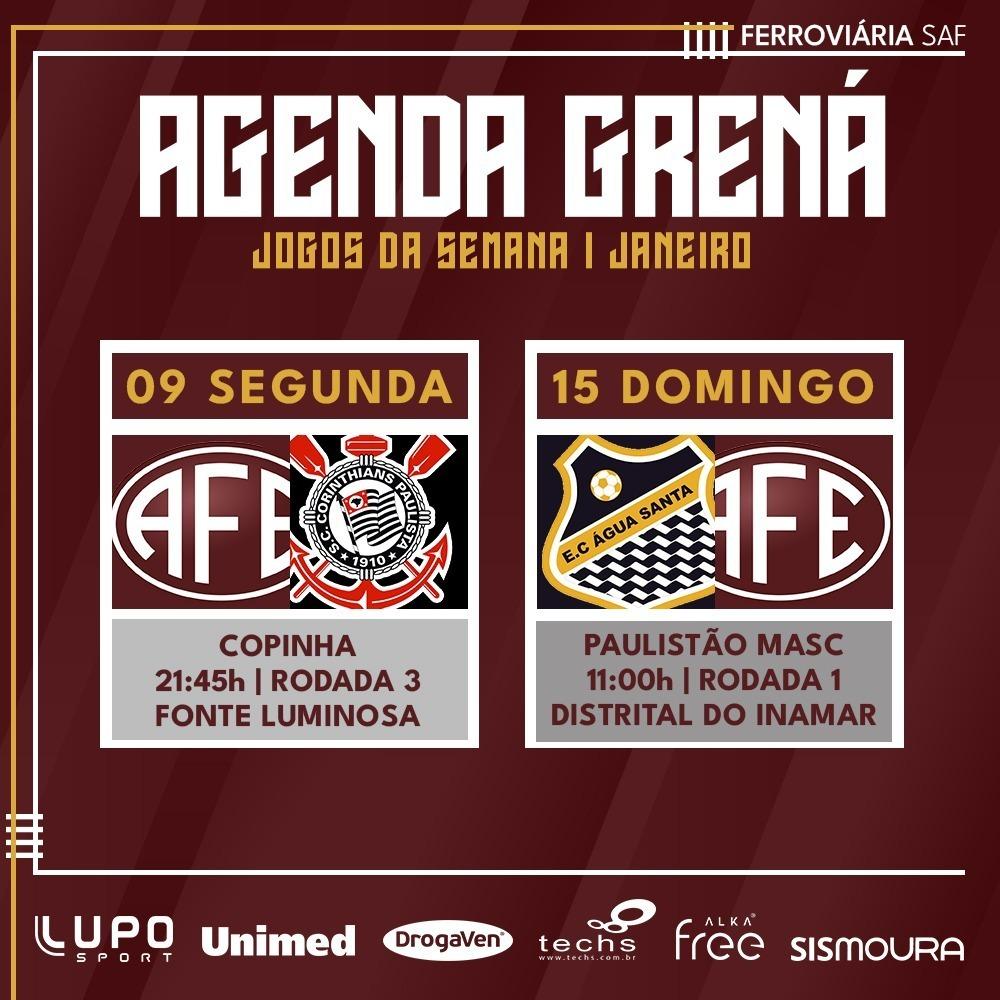 Confira os próximos compromissos da Ferroviária!