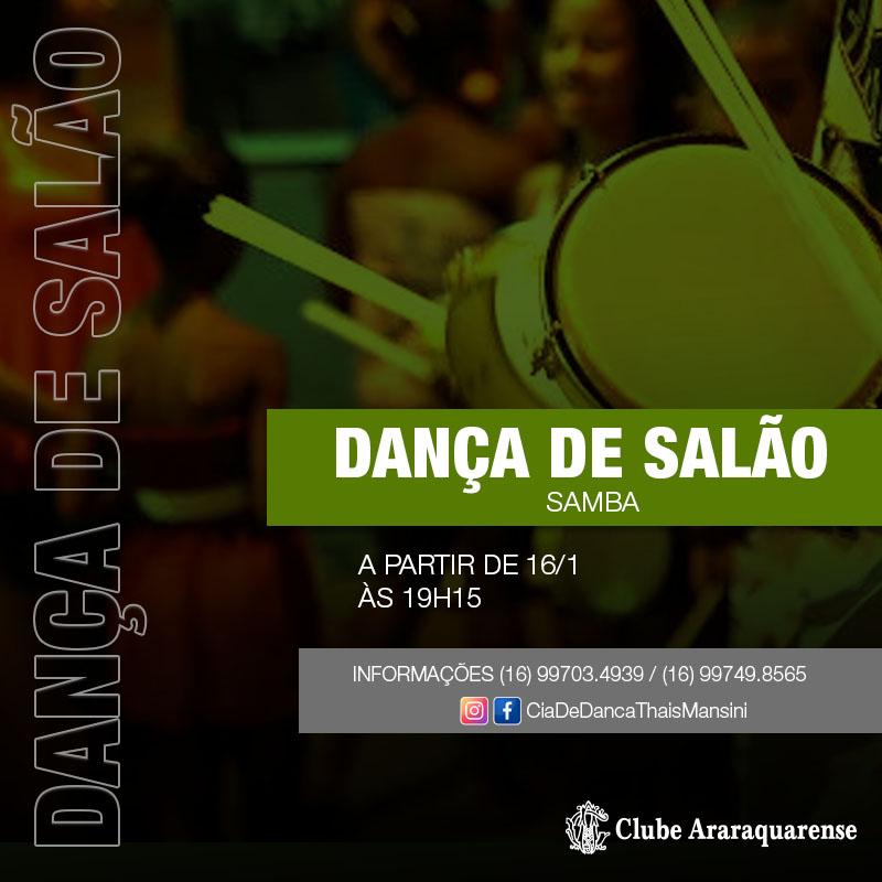Dança de Salão é no Clube Araraquarense.