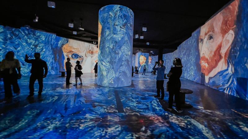 Espetáculo de projeções imersivas Van Gogh & Impressionistas chega ao Parque D. Pedro Shopping em 04 de fevereiro
