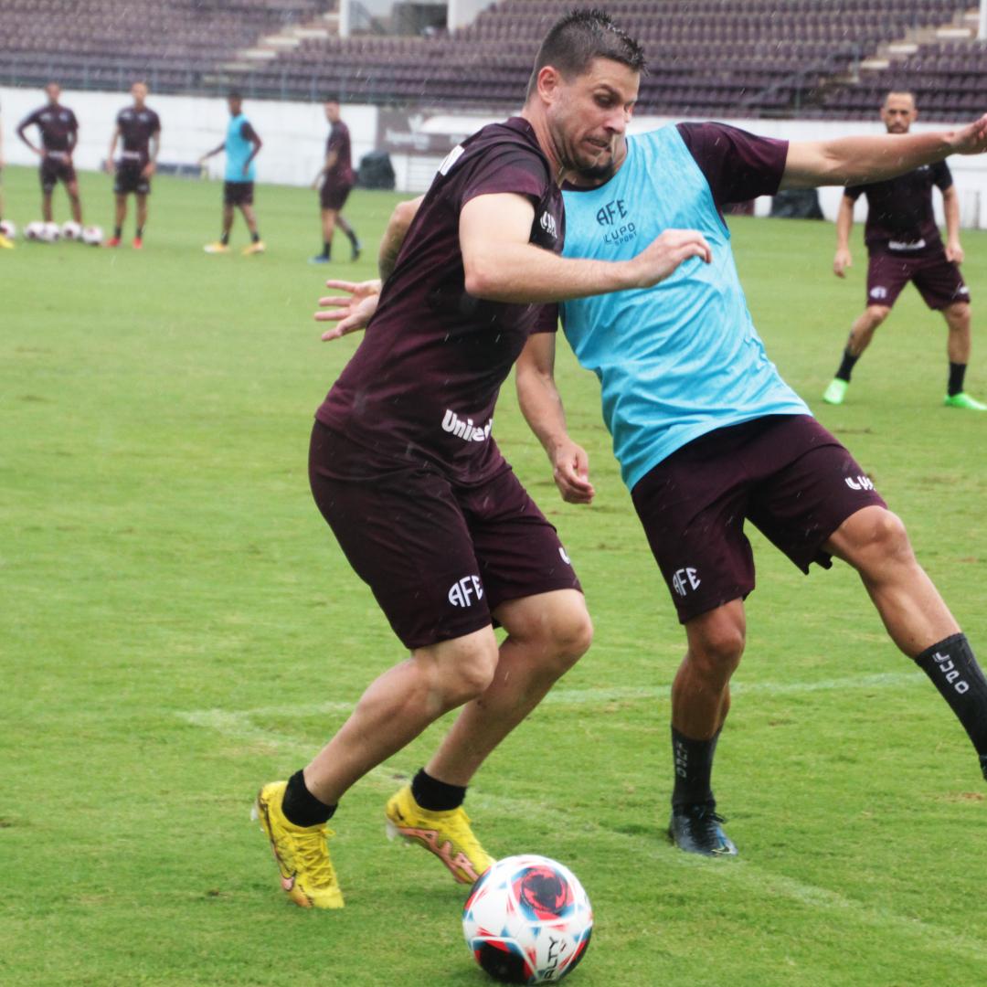 Faltam quatro dias para a estreia da Ferroviária no Paulistão e segue na reta final de preparação!