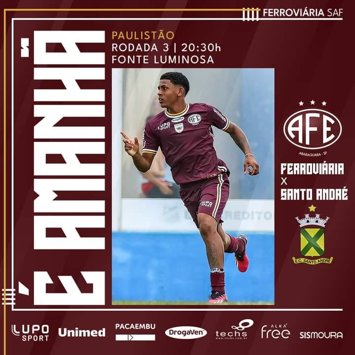 Ferroviária x Santo André - Paulistão 2023