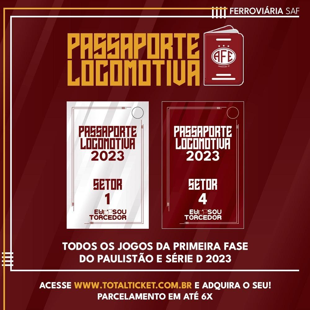 Passaporte 2023 dá acesso a todos os jogos da Ferroviária na temporada 2023!
