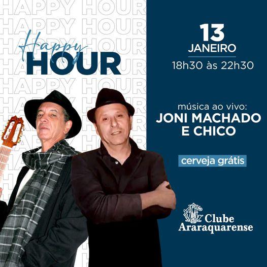 Sexta-feira 13 no Clube Araraquarense com música ao vivo.