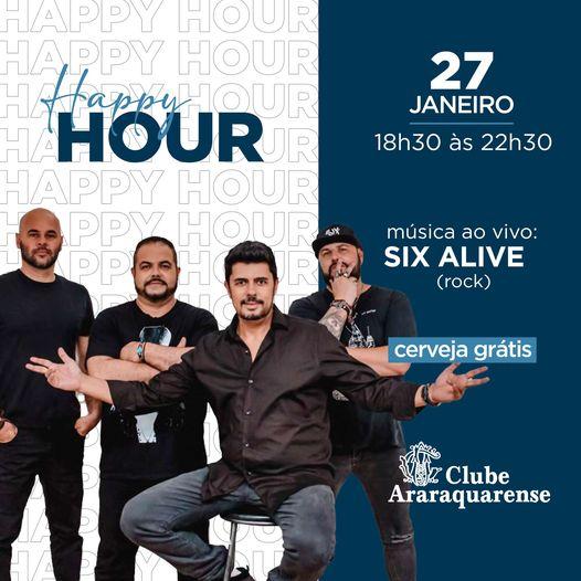 Sexta-feira no Clube Araraquarense com música ao vivo!